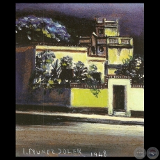 VISIÓN DE ASUNCIÓN A LA NOCHE, 1948 - Obra de IGNACIO NÚÑEZ SOLER